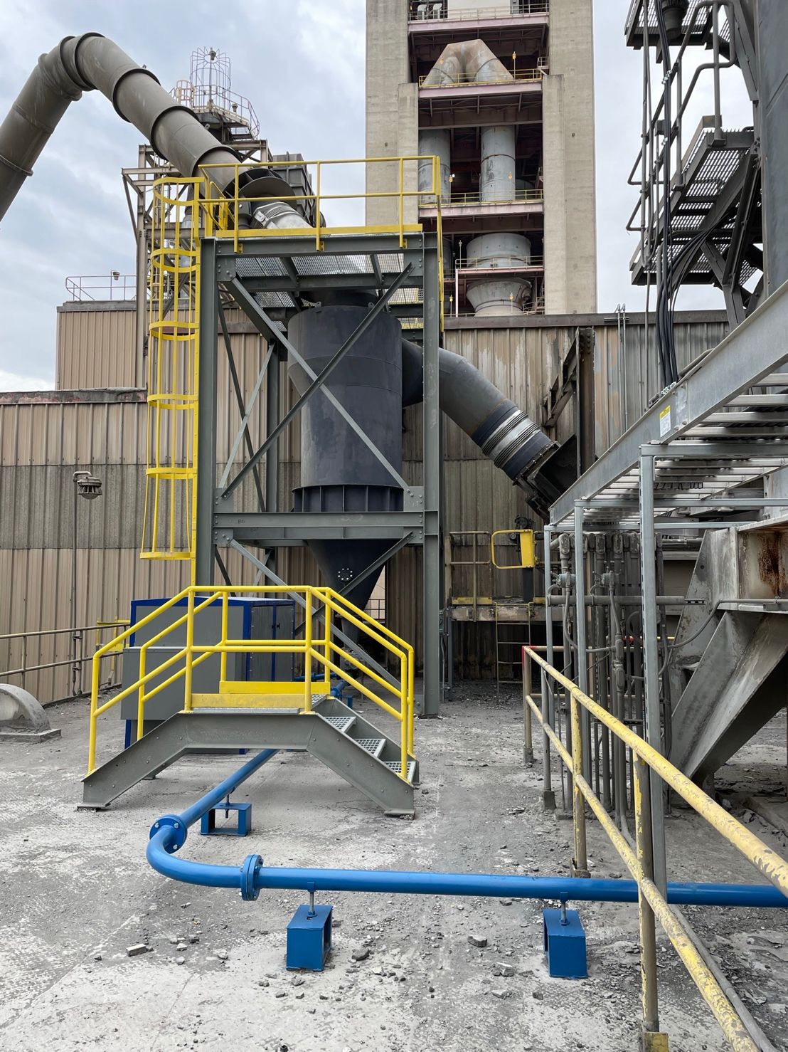 Cooler Takeoff Cyclone — Installed Cyclone (4/6)