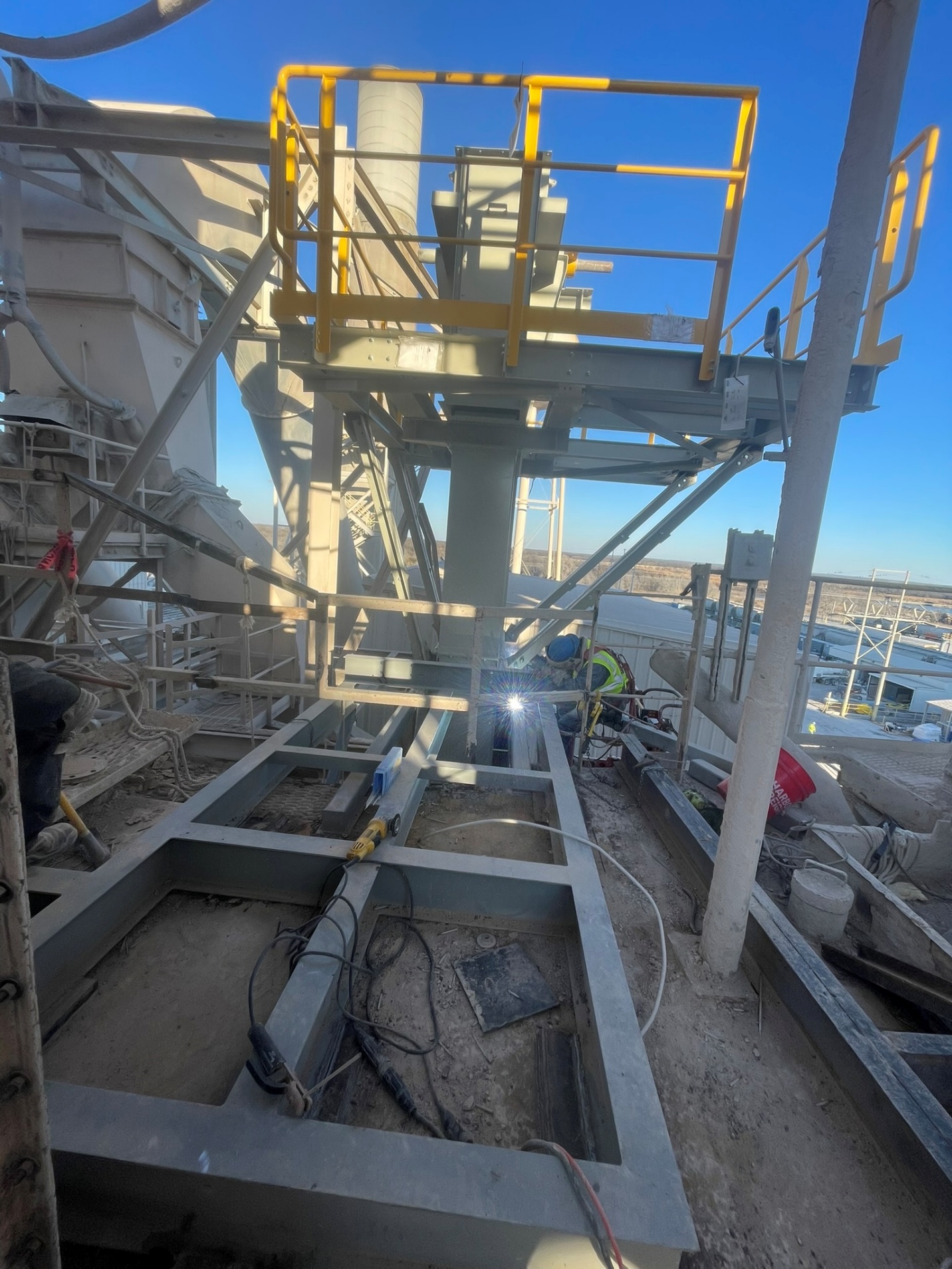 Kiln Feed System — Upper Access Platform (8/18)