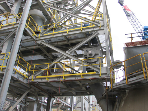 Mill installation and access platforms