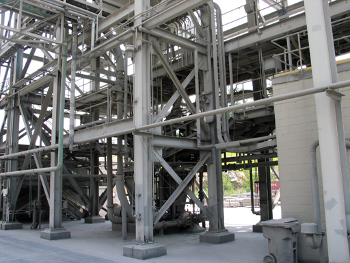 Existing fly ash structure, view 2