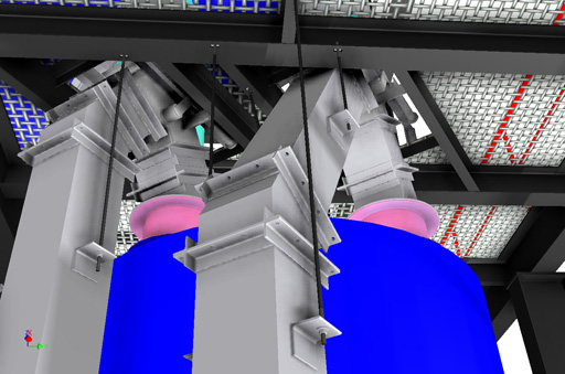 Feeder and screw conveyor model detail