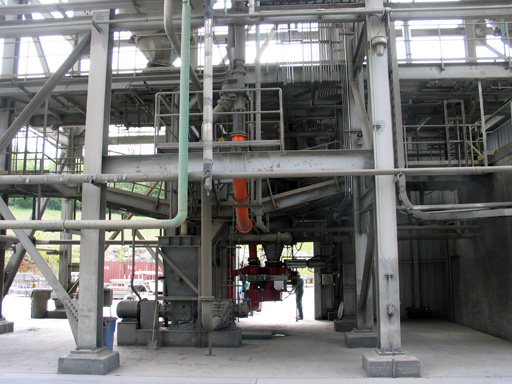 Installed equipment within the structure