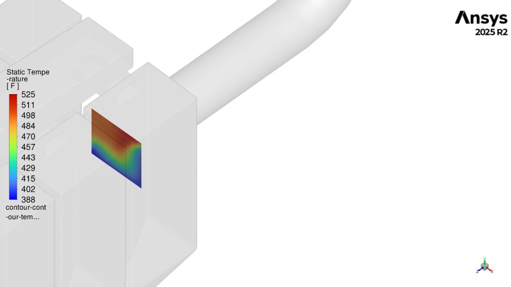 Inlet temperature range
