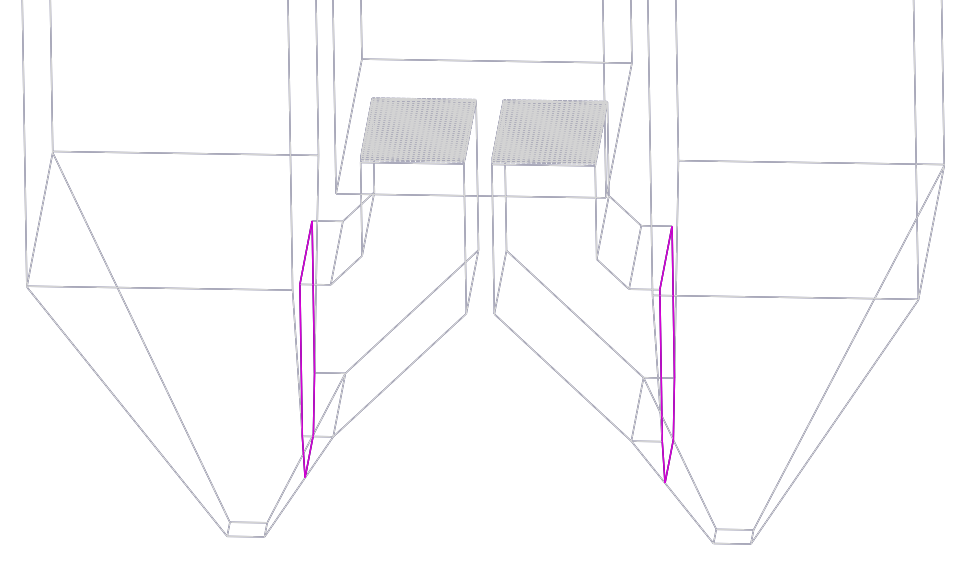 Relocated inlet grid concept