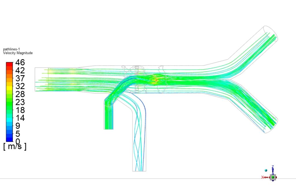 Combined modifications with fan and furnace flow paths
