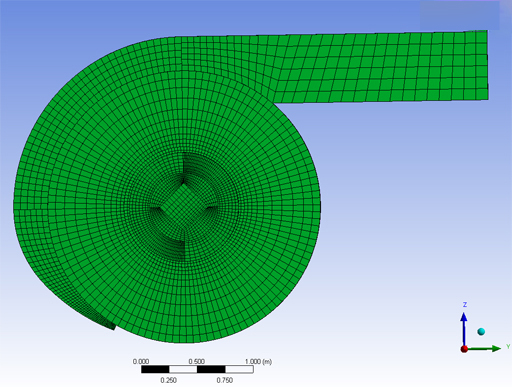 Cyclone computational mesh