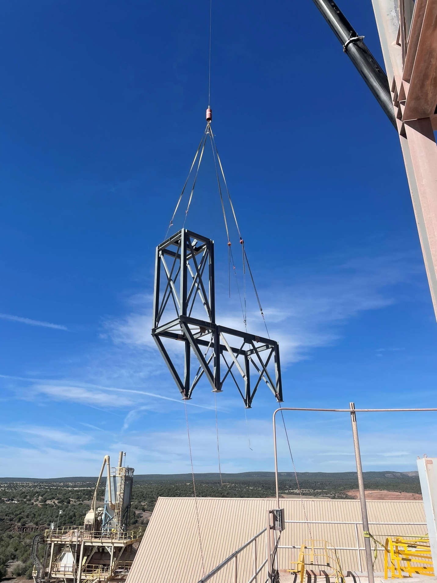 Raw Grinding Dust Collector — Structural Steel Lifting (6/11)