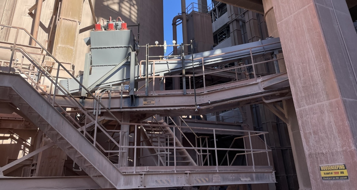 Raw Grinding Dust Collector — Piping And Access Walkway (10/11)