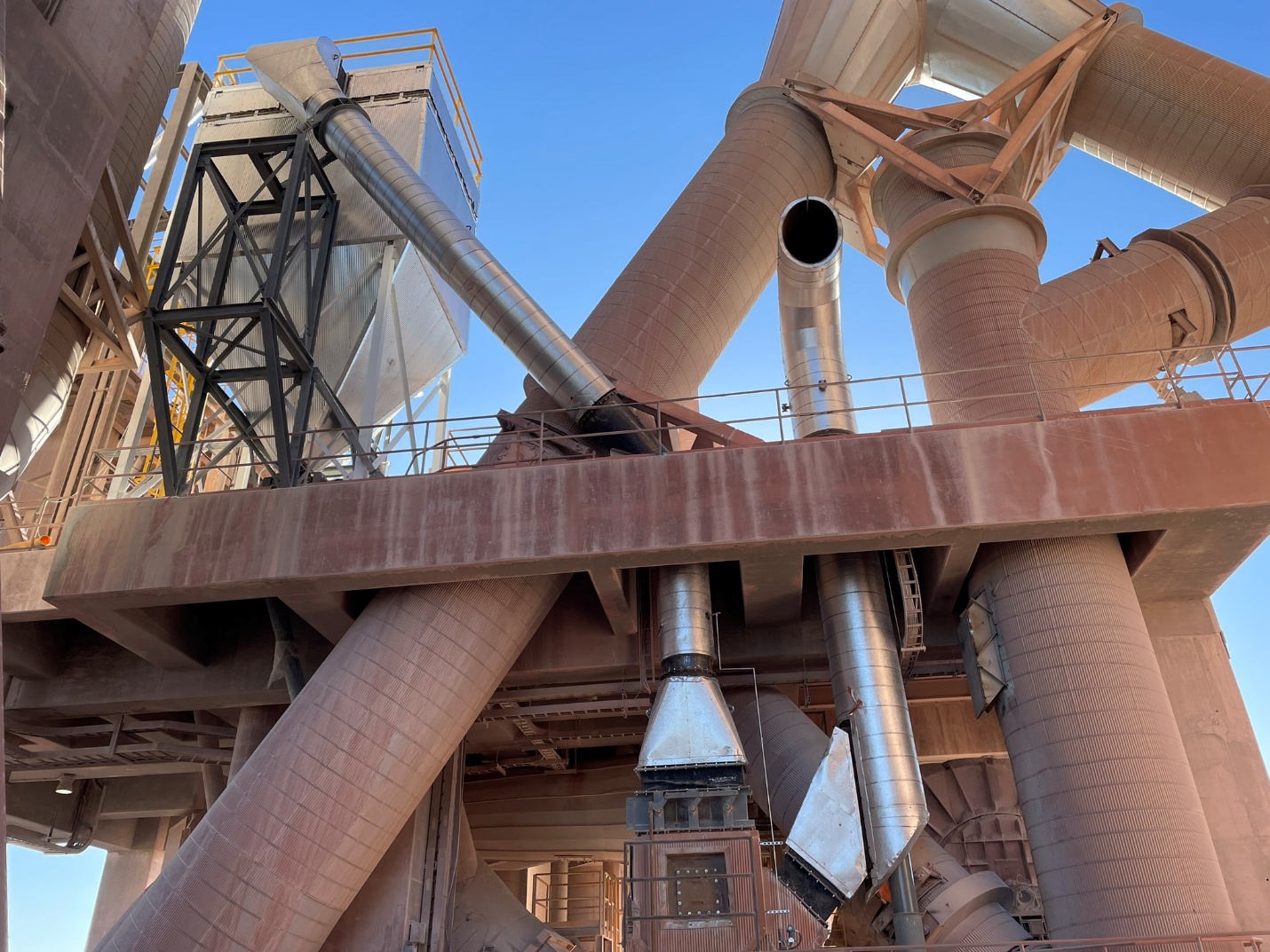 Raw Grinding Dust Collector — Upper Ductwork (11/11)