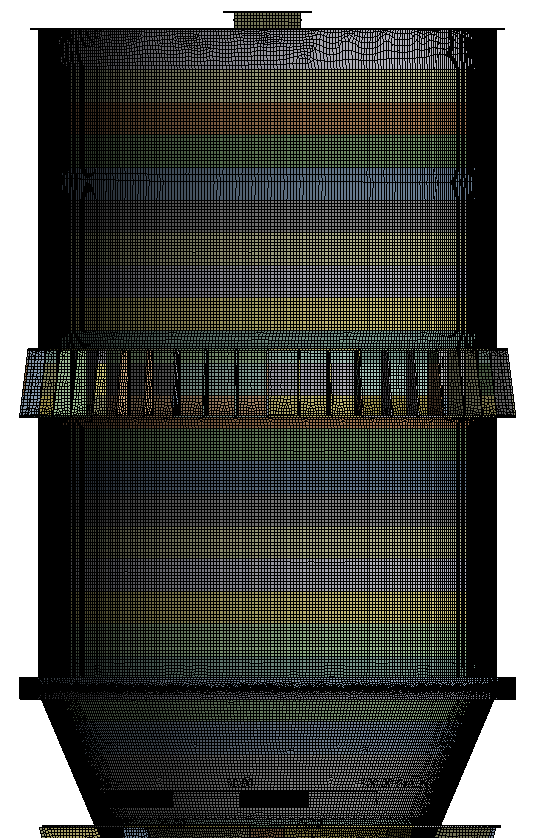 Storage bin finite element model